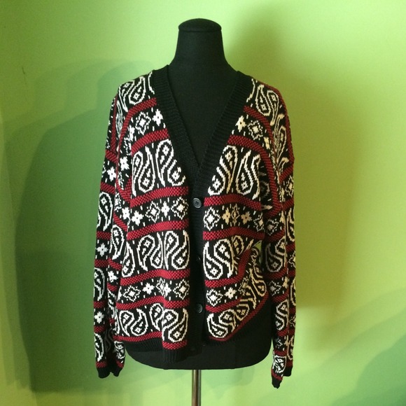 Vintage Detailed Chunky Sweater