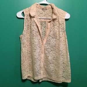 Pacsun laced button up top