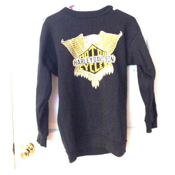 Vintage Harley Davidson motorcycle sweatshirt