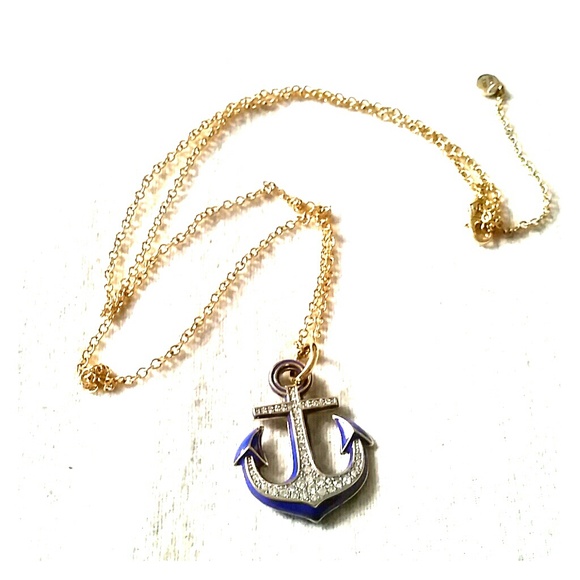 Never used authentic juicy couture anchor necklace