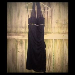 Black Halter Dress