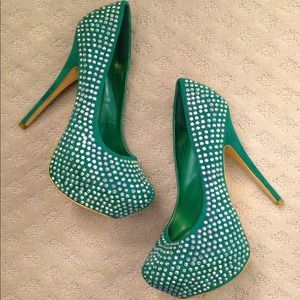 Green heels