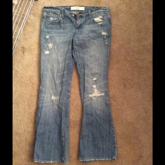 Abercrombie distressed jeans!