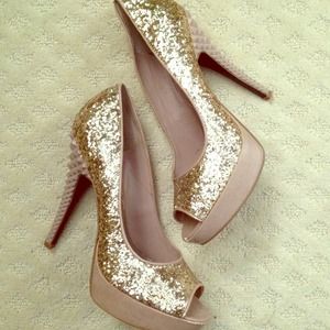 Glitter heels