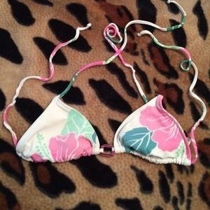 Flower bikini top