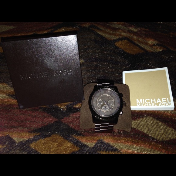 Michael Kors Runway Chocolate Chronograph Watch