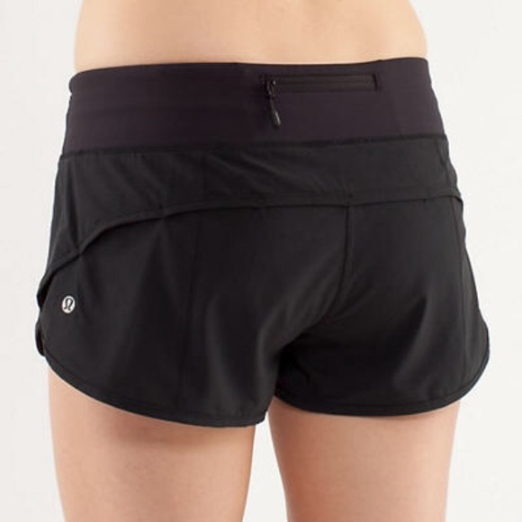 ❌SOLD❌Lululemon Speed Shorts in Black Size 6