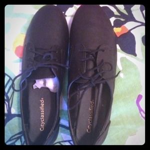 Black oxfords