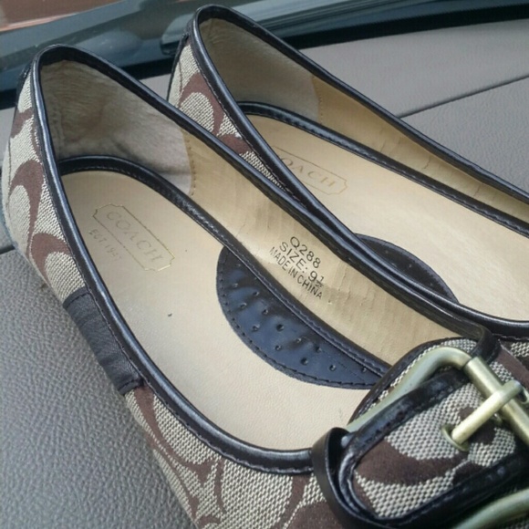 Coach authentic brown flat - Picture 4 of 4
