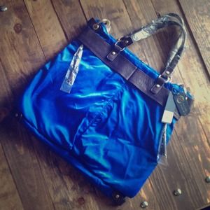 SOLD!!!!!Hayden Harnett Ibiza Flight Tote in Royal