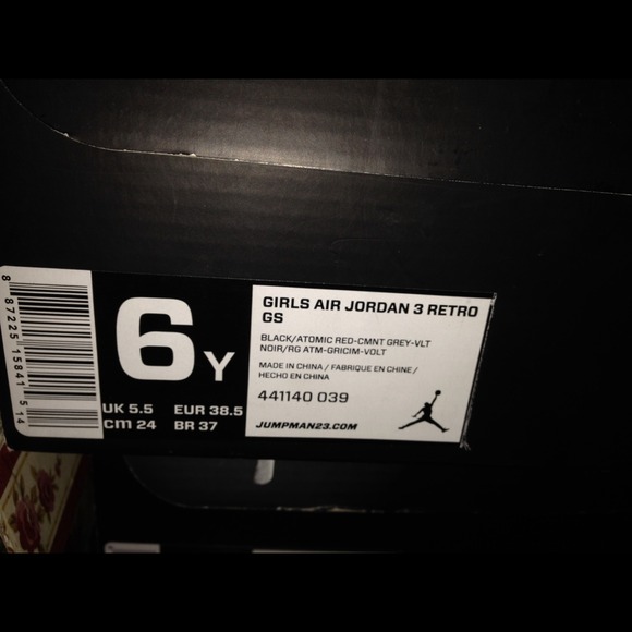 SOLDDDDDD Atomic Jordan 3s ❗️ SALE ❗️ SALE ❗️ - Picture 4 of 4