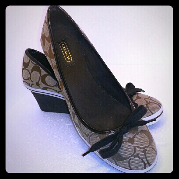 Coach Wedge Shoes -  11B