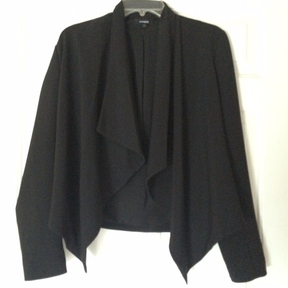 Express Jackets & Blazers - Express open blazer drapey front - black