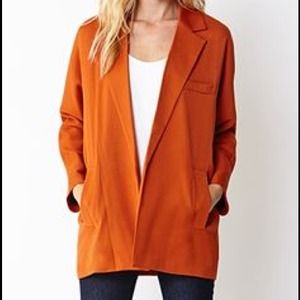 Oversized Burnt Orange Blazer