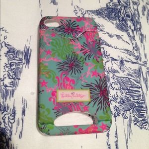 Lilly Pulitzer iPhone 4 case w/card slot