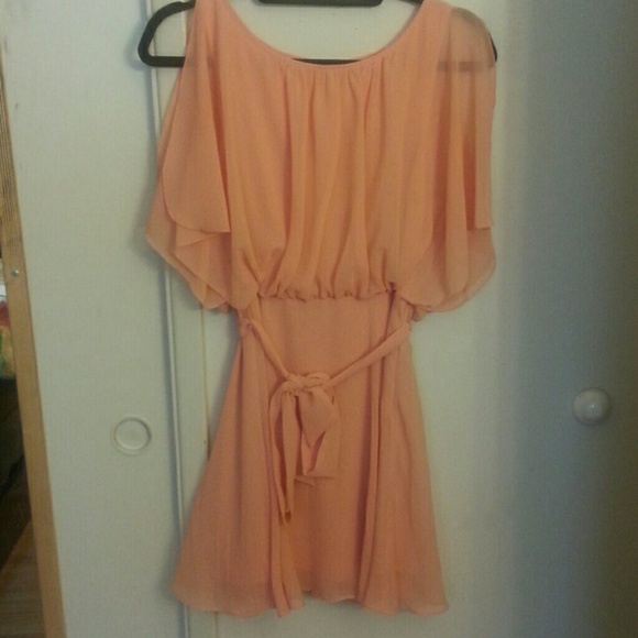 Peach dress