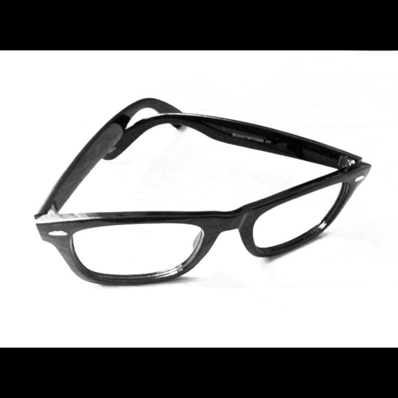 Nerd Ray Bans style black glasses