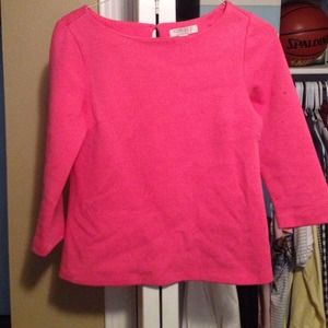 Pink 3/4 length Top
