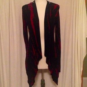 Black and red cardigan free people shirt bundle