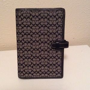 Coach checkbook wallet