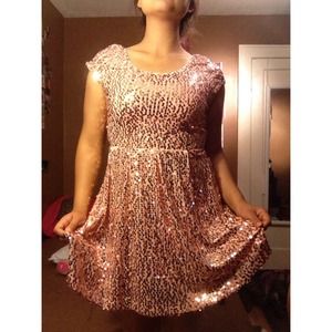 Sequined party dress