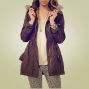 Hooded Utility Jacket from F21