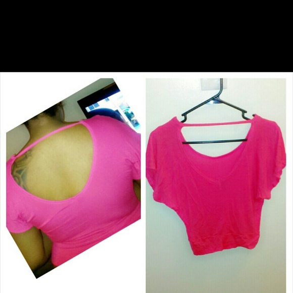 Hot pink Belly Shirt