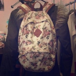 Floral backpack