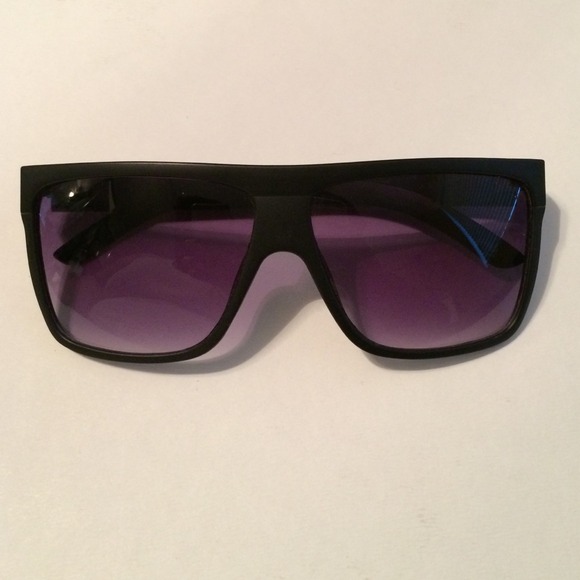 Matte black sunglasses