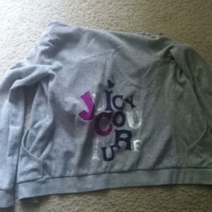 kids juicy couture, velour, zip-up sweatshirt