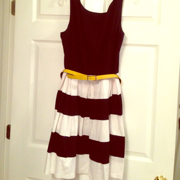 Black and white dress