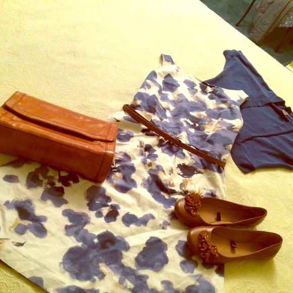 Floral print Ann Taylor dress.