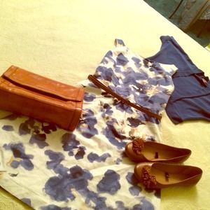 Floral print Ann Taylor dress.