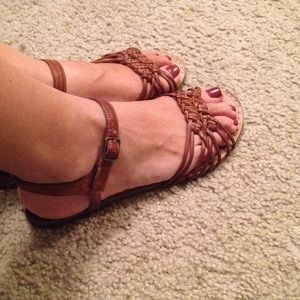 Sold!! Flat sandals - American eagle