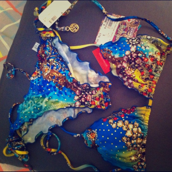 ON HOLD - Luli Fama Bikini - Top (S) Bottom (M)