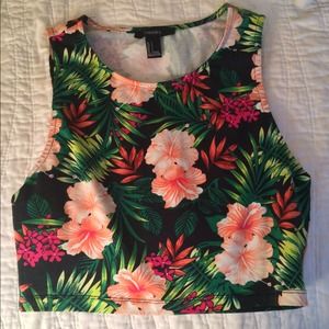 🌸Hawaiian crop top