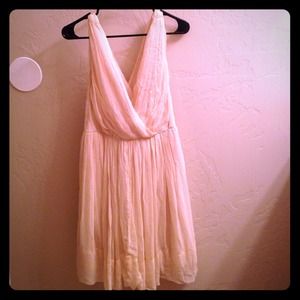 Cream Top Shop dress