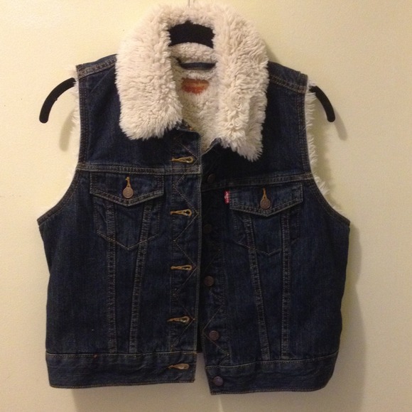 Fur Lined Levi's Vest