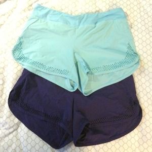 2 pairs Athleta running shorts