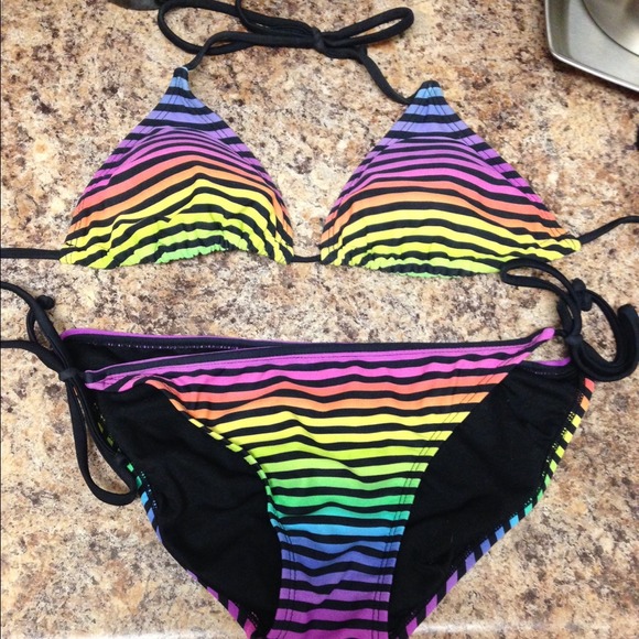 Two piece swim suit