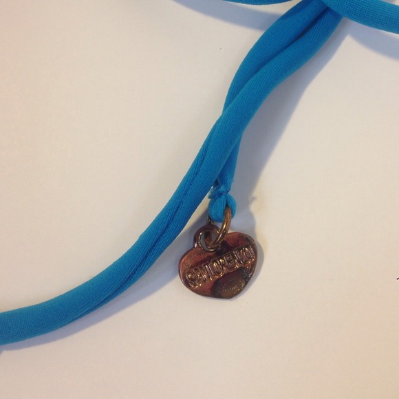 SOLD San Lorenzo top, solid blue - Picture 2 of 3