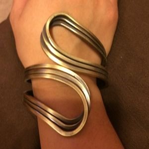 Gold fashion bracket