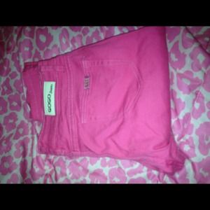 Pink skinny pants