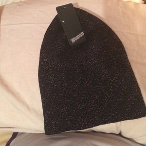 ⛔️SOLD⛔️ Black Multi-colored Sparkle Beanie