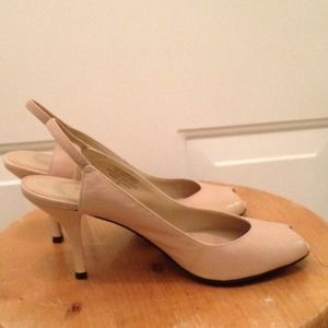Peep Toe Sling Back Heels