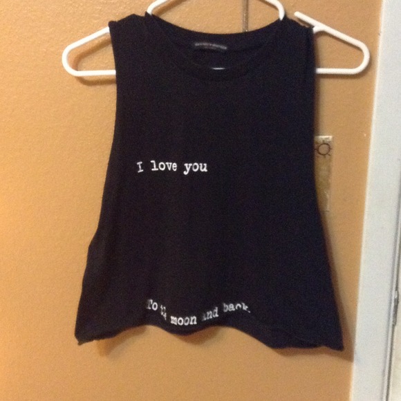 I love you to the moon and back muscle tee