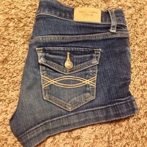 Denim shorts