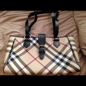 Authentic Burberry Nova Check Diaper Baby Bag