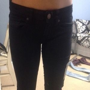 Black American eagle pants