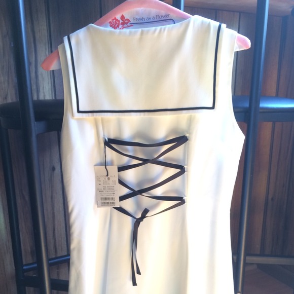 Innocent World Flap style sailor dress in white - Picture 3 of 4